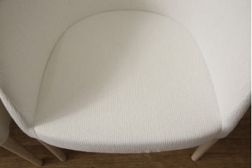 中古　短期展示品　極美品　相合家具製作所(SOGOKAGU)　マーガレット(MARGUERITE)　シンプルなデザインが魅力的なアームチェア2脚セット(一人掛けソファ、1人掛けソファ、ラウンジチェア、パーソナルチェア)(R-066660)