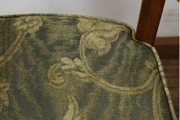 中古　DREXEL HERITAGE(ドレクセルヘリテイジ)　Triune(トライユン)　マホガニー材　洗練されたデザインが魅力のアームチェア(ダイニングチェア、椅子、イス)(R-066674)