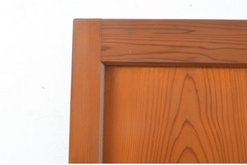 アンティーク建具　インテリアに取り入れやすいシンプルなデザインのドア1枚(木製扉)(R-066723)