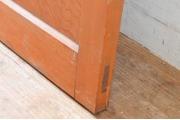 アンティーク建具　インテリアに取り入れやすいシンプルなデザインのドア1枚(木製扉)(R-066723)