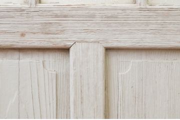 アンティーク建具　ペイント仕上げ限定　大正ロマン　古い洋館で使われいた背の高いドア1枚(扉、ガラスドア)(R-066756)