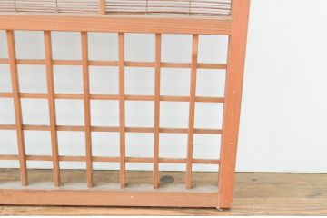 アンティーク建具　涼しげな和の空間作りにおすすめの夏戸4枚セット(簾戸、簀戸、葭戸、夏障子、葦戸)(R-066760)