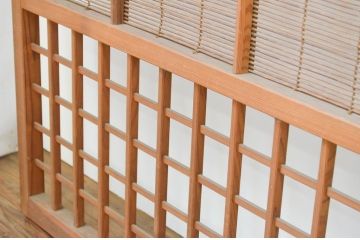 アンティーク建具　涼しげな和の空間作りにおすすめの夏戸4枚セット(簾戸、簀戸、葭戸、夏障子、葦戸)(R-066761)