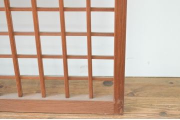 アンティーク建具　涼しげな和の空間作りにおすすめの夏戸4枚セット(簾戸、簀戸、葭戸、夏障子、葦戸)(R-066761)