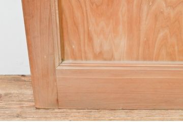 アンティーク建具　シンプルで味わい深い木製ドア1枚(木製扉)(R-066763)