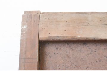 アンティーク建具　シンプルな佇まいで取り入れやすい幅狭蔵戸1枚(玄関戸、引き戸)(R-066777)