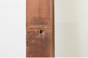 アンティーク建具　腰板欅(ケヤキ)材　古い商店で使われていた背の高い引き戸1枚(ガラス戸)(R-066782)
