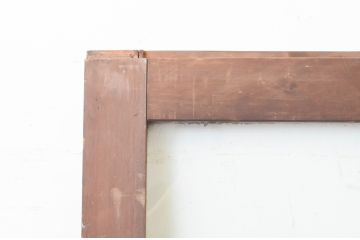 アンティーク建具　腰板欅(ケヤキ)材　古い商店で使われていた背の高い引き戸1枚(ガラス戸)(R-066782)