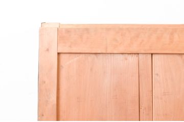 アンティーク建具　美品!!　上品な佇まいが魅力的な古い銅板張りの蔵戸1枚(引き戸、玄関戸)(R-066784)