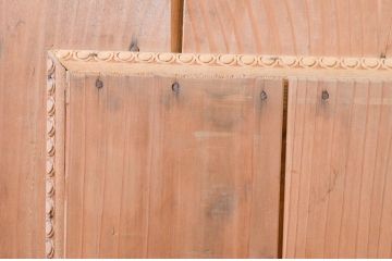 アンティーク建具　美品!!　上品な佇まいが魅力的な古い銅板張りの蔵戸1枚(引き戸、玄関戸)(R-066784)