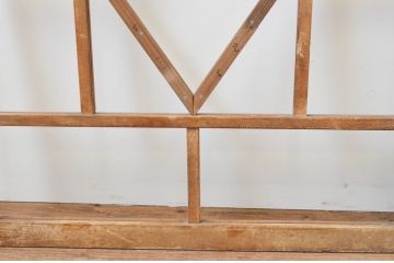 アンティーク建具　ペイント仕上げ限定　大正ロマン　ひし形のデザインが魅力的なガラス窓2枚セット(ガラス戸、引き戸)(R-066788)