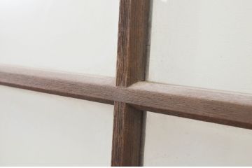 アンティーク建具　レトロな雰囲気を醸し出すガラス戸4枚セット(引き戸)(R-066791)