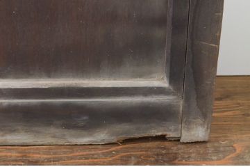 アンティーク建具　レトロな雰囲気を醸し出すガラス戸4枚セット(引き戸)(R-066791)