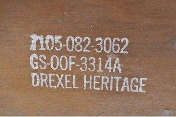 中古　美品　DREXEL HERITAGE(ドレクセルヘリテイジ)　北欧テイストのお部屋におすすめ!!洗練されたモダンデザインが美しいダイニングチェア2脚セット(椅子、イス)(R-066802)