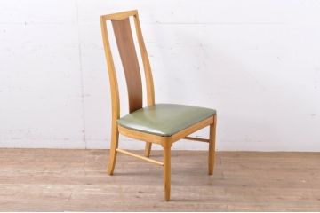 中古　美品　DREXEL HERITAGE(ドレクセルヘリテイジ)　北欧テイストのお部屋におすすめ!!洗練されたモダンデザインが美しいダイニングチェア2脚セット(椅子、イス)(R-066803)