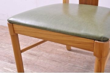 中古　美品　DREXEL HERITAGE(ドレクセルヘリテイジ)　北欧テイストのお部屋におすすめ!!洗練されたモダンデザインが美しいダイニングチェア2脚セット(椅子、イス)(R-066803)