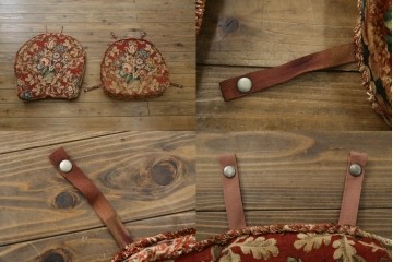 イギリスビンテージ　ERCOL(アーコール)　クラシカルな佇まいが魅力のクッション付きロッキングチェア　(R-066805)