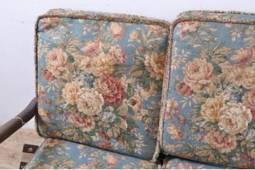 イギリスビンテージ　ERCOL(アーコール)　Old Colonial(オールドコロニアル)　シックな英国カントリースタイルのお部屋におすすめな3人掛けソファ(アームソファ、三人掛けソファ、トリプルソファ、ヴィンテージ、北欧)(R-066806)