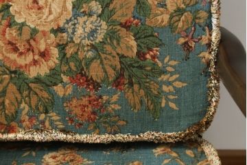 イギリスビンテージ　ERCOL(アーコール)　Old Colonial(オールドコロニアル)　シックな英国カントリースタイルのお部屋におすすめなイージーチェア2脚セット(アームソファ、1人掛けソファ、一人掛けソファ、北欧、ヴィンテージ)(R-066807)