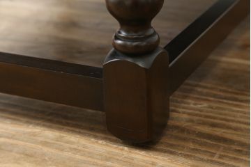 イギリスビンテージ　ERCOL(アーコール)　Old Colonial(オールドコロニアル)　シックな英国カントリースタイルのお部屋におすすめなオットマン(フットスツール、1Pソファ、1人掛けソファ、一人掛けソファ、椅子、イス、チェア、ヴィンテージ、北欧)(R-066808)