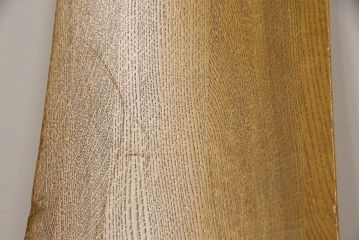 中古　北海道旭川家具　匠工芸　BAN(バン)　本革(レザー)　洗練された和モダンなデザインが美しいダイニングチェア4脚セット(ハイバックチェア、アームレスチェア、椅子、イス)(定価4脚で約32万円)(R-066813)