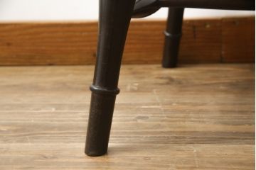 中古　松本民芸家具　#49型A　背もたれの美しいデザインが印象的なワイコムチェア(ダイニングチェア、椅子、イス、板座チェア)(R-066816)