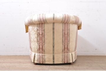 中古　美品!!　DREXEL HERITAGE(ドレクセルヘリテイジ)　アップホルスタリ―　気品ある佇まいが美しい1人掛けソファ(一人掛けソファ、アームチェア)(R-066819)