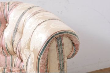 中古　美品!!　DREXEL HERITAGE(ドレクセルヘリテイジ)　アップホルスタリ―　気品ある佇まいが美しい1人掛けソファ(一人掛けソファ、アームチェア)(R-066819)