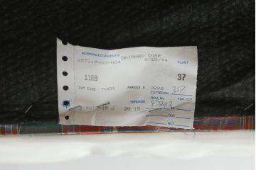 中古　アメリカ輸入モデル　DREXEL HERITAGE(ドレクセルヘリテイジ)　アメリカンクラシックなチェック柄が目を引く3人掛けソファ(三人掛けソファ、3P、トリプルソファ、アームソファ)(R-066821)