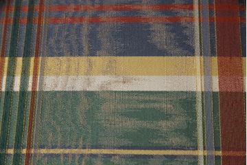 中古　アメリカ輸入モデル　DREXEL HERITAGE(ドレクセルヘリテイジ)　アメリカンクラシックなチェック柄が目を引く2人掛けソファ(ラブソファ、二人掛けソファ、2P、アームソファ)(R-066822)