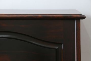 中古　美品　神居民芸　クラシカルな佇まいが魅力のライティングビューロー(簿記机、ワークデスク、在宅用、在宅ワーク用、引き出し、収納棚、戸棚)(R-066826)