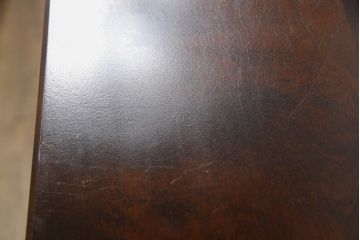 和製ビンテージ　希少な絶版品　北海道民芸家具　品の良い佇まいが魅力の薄型サイドボード(収納棚、戸棚、飾り棚、サイドキャビネット、ヴィンテージ)(R-066827)