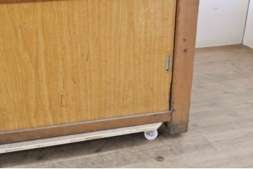 和製アンティーク　極厚天板　重厚感のある佇まいが魅力的な両面使いできる作業台(テーブル、デスク、机、在宅用、在宅ワーク)(R-066831)