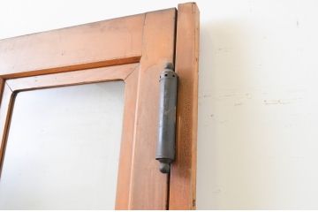 アンティーク建具　ペイント仕上げ限定　レトロな雰囲気漂う扉1枚(木製扉、ガラス扉、ドア)(R-066848)