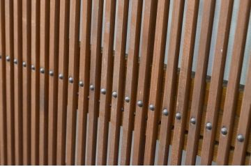 アンティーク建具　特注　上手物!!　和の空間を演出する無双付き格子戸4枚セット(引き戸、帯戸)(R-066854)