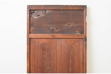 アンティーク建具　懐かしい雰囲気の幅狭扉1枚(木製扉、ドア)(R-066856)