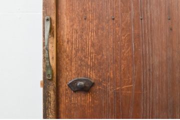 アンティーク建具　懐かしい雰囲気の幅狭扉1枚(木製扉、ドア)(R-066856)