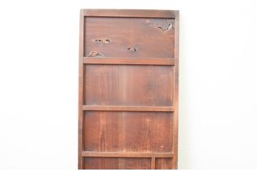 アンティーク建具　懐かしい雰囲気の幅狭扉1枚(木製扉、ドア)(R-066856)