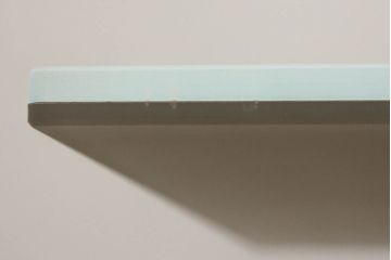 中古　Cassina(カッシーナ)　Alias(アリアス)　FRAMETABLE　ガラス天板　スタイリッシュなデザインが魅力のフレームテーブル(ダイニングテーブル、4人掛け、6人掛け、食卓、デスク、作業台)(R-066878)