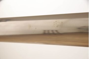 中古　Cassina(カッシーナ)　Alias(アリアス)　FRAMETABLE　ガラス天板　スタイリッシュなデザインが魅力のフレームテーブル(ダイニングテーブル、4人掛け、6人掛け、食卓、デスク、作業台)(R-066878)