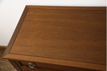 中古　DREXEL HERITAGE(ドレクセルヘリテイジ)　Triune(トライユン)　マホガニー材　上品な佇まいが魅力のサイドボード(サイドチェスト、引き出し)(R-066879)