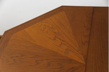 中古　DREXEL HERITAGE(ドレクセルヘリテイジ)　ESPERANTO(エスペラント)　八角形天板がお洒落なエクステンションテーブル(ダイニングテーブル、食卓、4人掛け、6人掛け、ドローリーフテーブル、オクタゴンテーブル、拡張式テーブル)(R-066887)