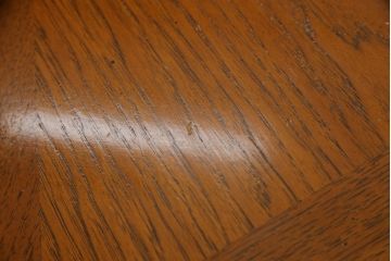 中古　DREXEL HERITAGE(ドレクセルヘリテイジ)　ESPERANTO(エスペラント)　八角形天板がお洒落なエクステンションテーブル(ダイニングテーブル、食卓、4人掛け、6人掛け、ドローリーフテーブル、オクタゴンテーブル、拡張式テーブル)(R-066887)