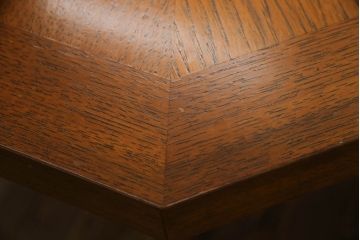中古　DREXEL HERITAGE(ドレクセルヘリテイジ)　ESPERANTO(エスペラント)　八角形天板がお洒落なエクステンションテーブル(ダイニングテーブル、食卓、4人掛け、6人掛け、ドローリーフテーブル、オクタゴンテーブル、拡張式テーブル)(R-066887)