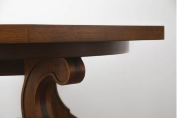 中古　DREXEL HERITAGE(ドレクセルヘリテイジ)　ESPERANTO(エスペラント)　八角形天板がお洒落なエクステンションテーブル(ダイニングテーブル、食卓、4人掛け、6人掛け、ドローリーフテーブル、オクタゴンテーブル、拡張式テーブル)(R-066887)