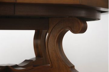 中古　DREXEL HERITAGE(ドレクセルヘリテイジ)　ESPERANTO(エスペラント)　八角形天板がお洒落なエクステンションテーブル(ダイニングテーブル、食卓、4人掛け、6人掛け、ドローリーフテーブル、オクタゴンテーブル、拡張式テーブル)(R-066887)