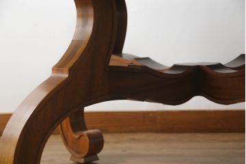 中古　DREXEL HERITAGE(ドレクセルヘリテイジ)　ESPERANTO(エスペラント)　八角形天板がお洒落なエクステンションテーブル(ダイニングテーブル、食卓、4人掛け、6人掛け、ドローリーフテーブル、オクタゴンテーブル、拡張式テーブル)(R-066887)