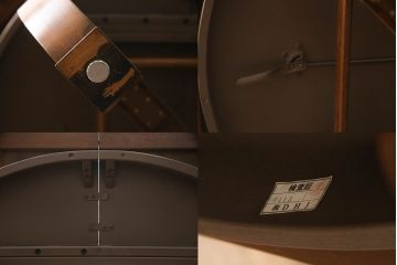 中古　DREXEL HERITAGE(ドレクセルヘリテイジ)　ESPERANTO(エスペラント)　八角形天板がお洒落なエクステンションテーブル(ダイニングテーブル、食卓、4人掛け、6人掛け、ドローリーフテーブル、オクタゴンテーブル、拡張式テーブル)(R-066887)