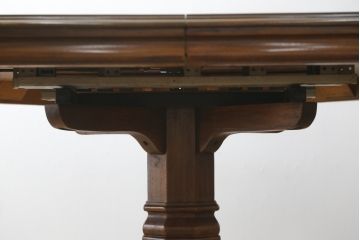 中古　DREXEL HERITAGE(ドレクセルヘリテイジ)　Grand Villa(グランドヴィラ)　上品なデザインのエクステンションテーブル(ダイニングテーブル、拡張式テーブル、食卓、2人掛け、4人掛け、6人掛け)(定価約60万円)(R-066888)