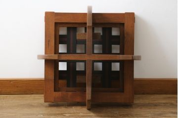 中古　ジョージナカシマ　CN114　こだわりの空間演出が叶うグリーンロックオットマン(ジョージ・ナカシマ、GREENROCK OTTOMAN、椅子、フットスツール、チェア)(R-066893)